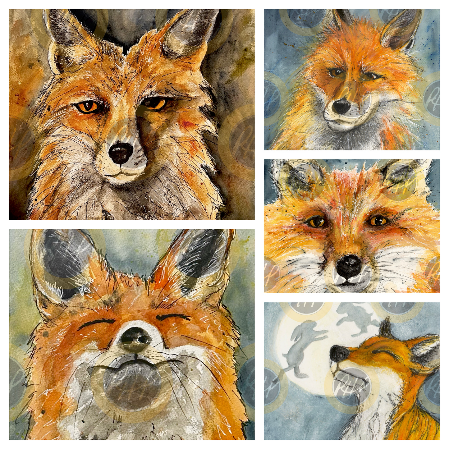 Fox Favorites Variety Pack  - 10 Pack Notecards