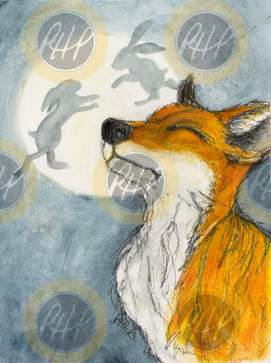 In Your Dreams Fox - 10 Pack Notecards