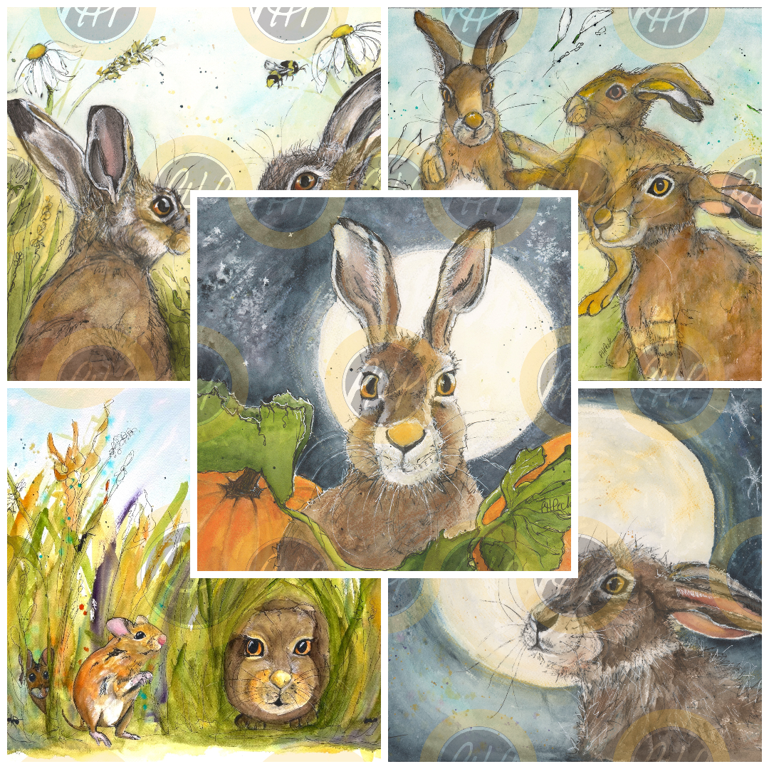 Hare Happenings Variety Pack  - 10 Pack Notecards