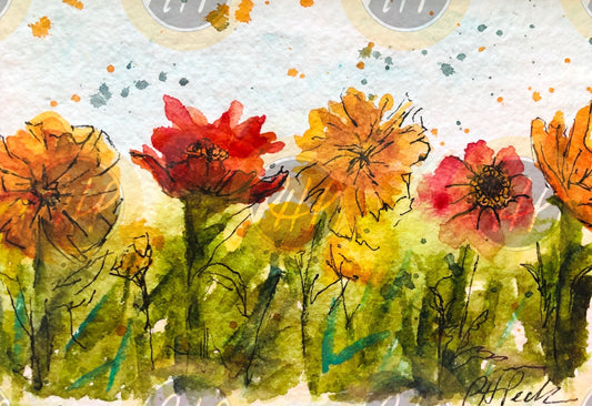 Field of Flowers 10-Pack Notecards