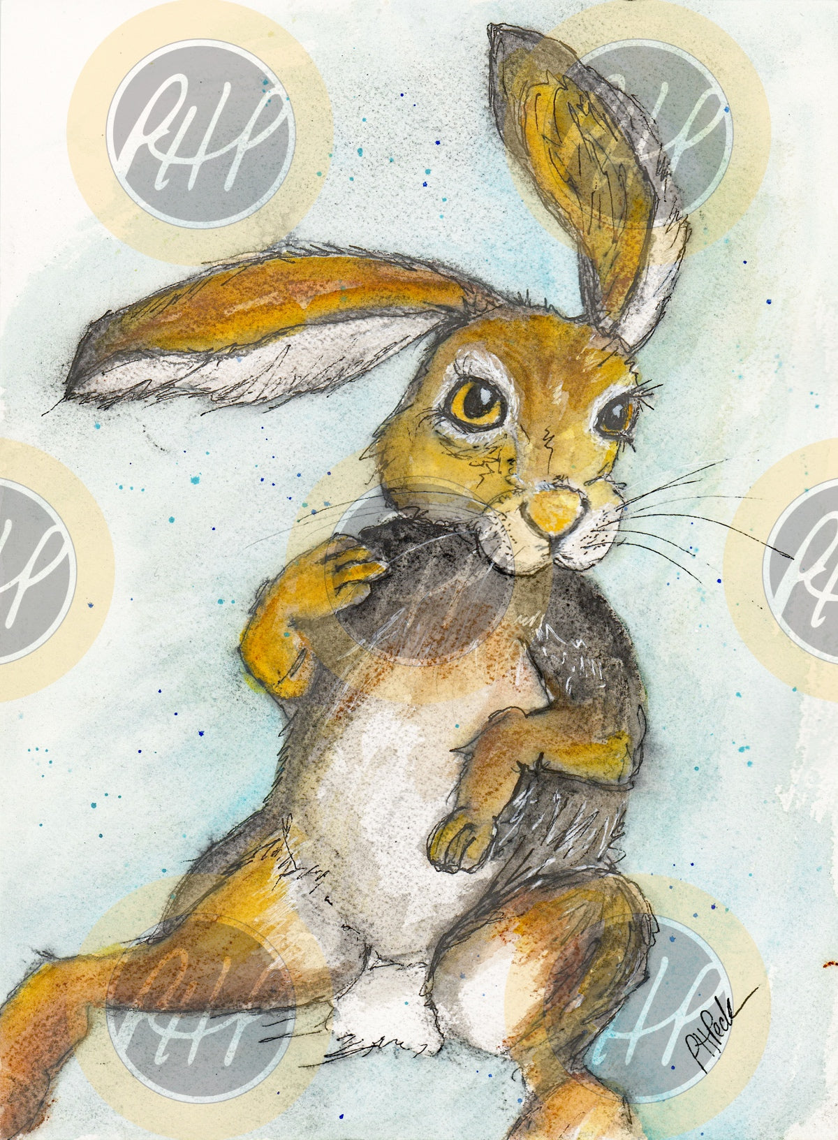Leaping Hare - 10 Pack Notecards