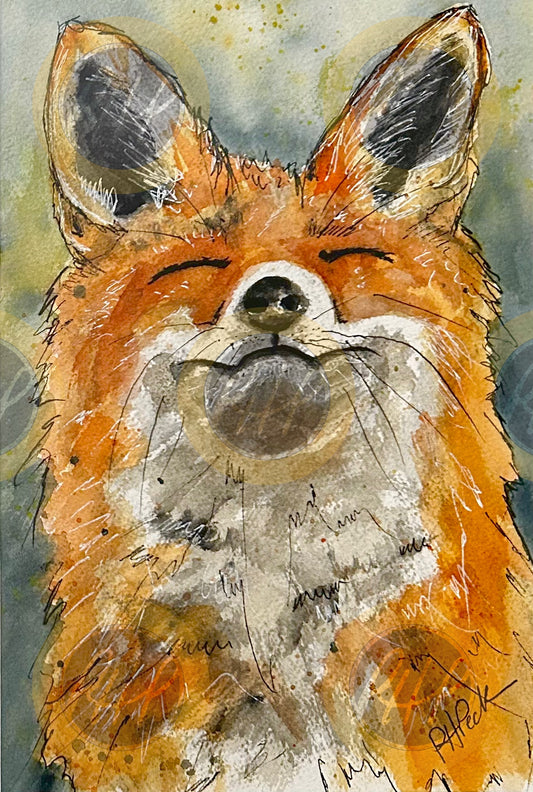 Happy Fox - 10 Pack Notecards